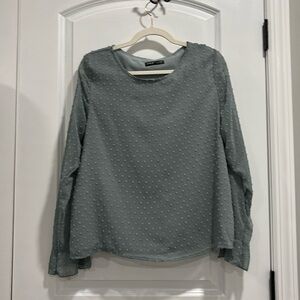 Seafoam Green Blouse